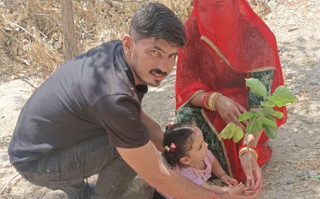 बेटी के पहले जन्मदिन पर दंपति की अनूठी पहल