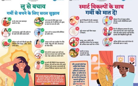 लू व तापघात से बचाव हेतु जिला कलेक्टर ने चिकित्सा विभाग को गाइडलाइन अनुसार प्रभावी व्यवस्था सुनिश्चित करने के दिए निर्देश