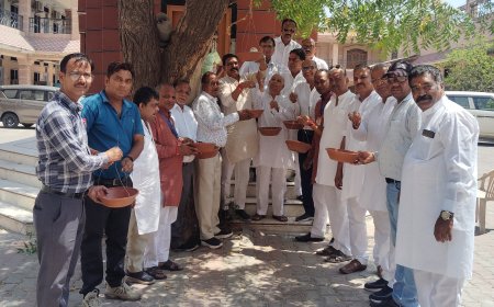 भगवान् महावीर  के जन्म कल्याणक के शुभ अवसर पर परिंदे के लिए परिंडे लगाओ अभियान के तहत लगाएं परिंडे