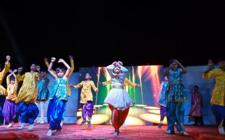 किरोड़ी रोड पर एकता पब्लिक स्कूल में सांस्कृतिक कार्यक्रम का हुआ आयोजन