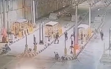 दिल्ली-मुंबई एक्सप्रेस वे के टोल प्लाजा पर तोड़फोड़,  हथियारों के साथ 5 युवक आए नजर:  टोलकर्मियों से मारपीट कर भागे