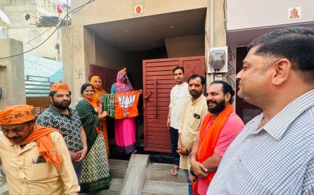 भाजपा सेवा सप्ताह कार्यक्रम का आयोजन कबीर कॉलोनी में सम्पन्न