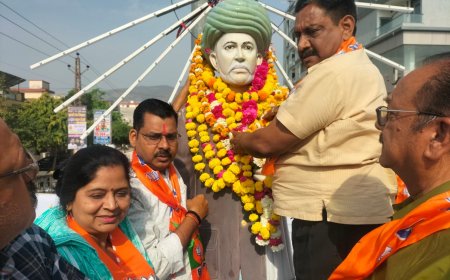 ज्योतिराव फुले जयंती पर भाजपा अलवर शहर विवेकानन्द मंडल द्वारा भव्य कार्यक्रम आयोजित