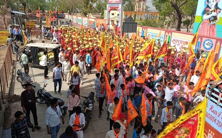 हनुमान जनोत्सव के अवसर पर अलावडा़ में निकली कलश शोभायात्रा, रात्रि में होगा राम भक्त हनुमान का गुणगान
