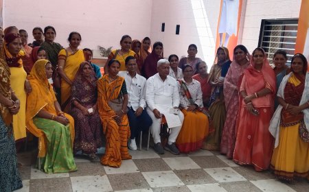 ग्राम साथीनो ने अपनी मांगों को लेकर सांसद को दिया ज्ञापन