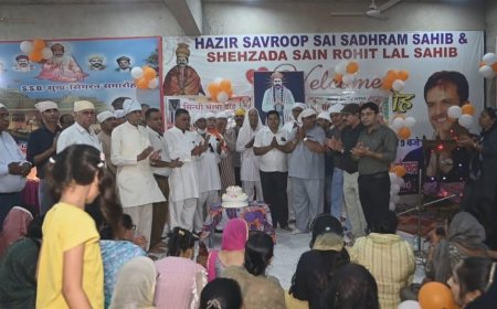 संत कवंर राम का मनाया जन्मोत्सव