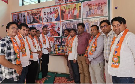 भाजपा मण्डल नारायणपुर मे हुआ डॉ. भीमराव अंबेडकर की जयंती का आयोजन