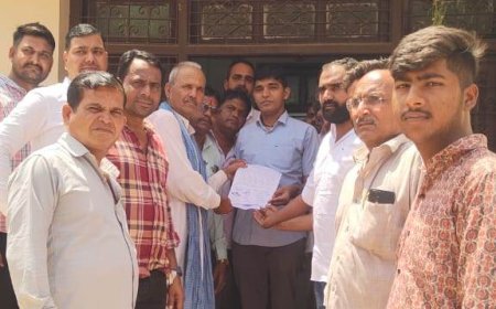 भाचुन्दा बड़गांवडा को को जोड़कर ग्राम पंचायत बनाने पर आपत्ति दर्ज:सुमेरपुर तहसीलदार को सौंपा ज्ञापन