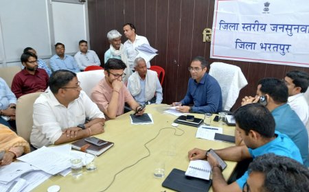 जिला स्तरीय जनसुनवाई में 67 परिवाद प्राप्त:  भूमि पैमाइश व अतिक्रमण संबंधी प्रकरणों का शीघ्रता से करें निस्तारण