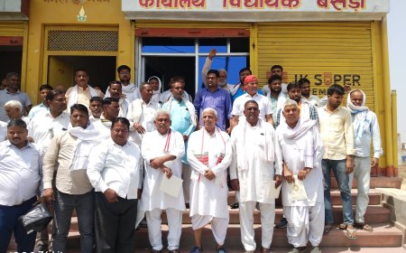 बसेड़ी और सरमथुरा में कांग्रेस का केंद्र सरकार के खिलाफ प्रदर्शन: नेशनल हेराल्ड संपत्ति जब्ती और ED कार्रवाई का विरोध