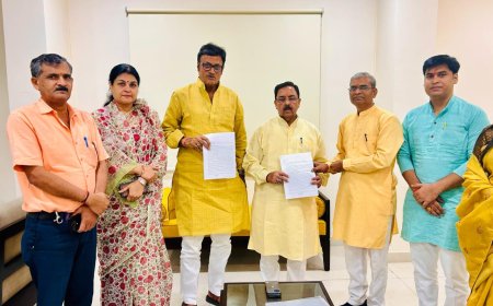 शेखावाटी की जीवन रेखा काटली नदी को बचाने हेतु राजेंद्र सिंह राठौड़ व डॉ. अरुण चतुर्वेदी को सौंपा ज्ञापन