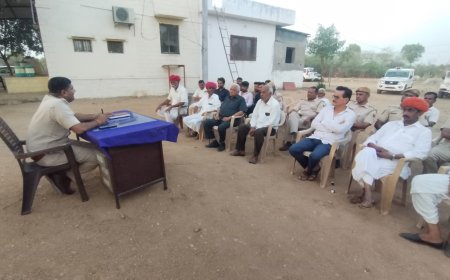 कोसेलाव चौकी परिसर में सीएलजी सदस्यो बैठक हुई आयोजित