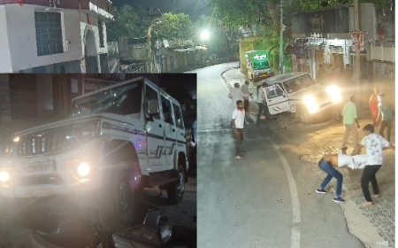 नशे में धुत बोलेरो चालक ने स्कूटी पर बैठे युवक को मारी टक्कर:  स्कूटी क्षतिग्रस्त