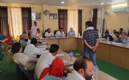रामगढ़ पंचायत समिति की साधारण सभा की बैठक हुई आयोजित:  बिजली पानी अन्य मुद्दों पर हुई चर्चा