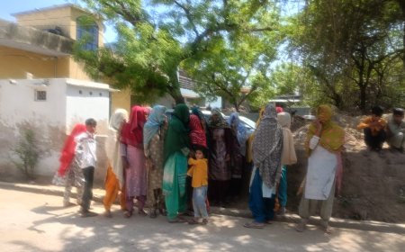 कस्बा अलावडा के जुम्मा मस्जिद से चौमा रोड के मौहल्ले में पेयजल की विकट समस्या