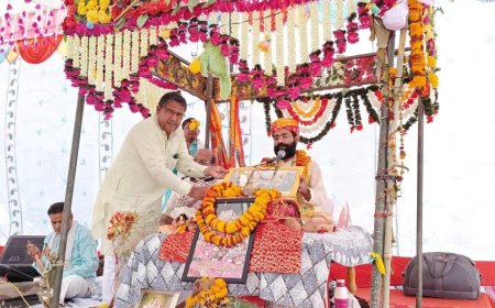 श्रीमद्भागवत कथा का हुआ समापन, शुक्रवार को होगा प्रसादी वितरण