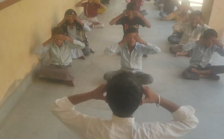 राजकीय उच्च माध्यमिक विद्यालय दीवली में योग सत्र का आयोजन