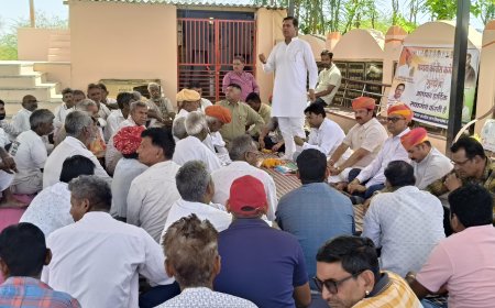 कार्यकर्ता कांग्रेस की विचारधारा का प्रचार-प्रसार कर सरकार की जनविरोधी नीतियों को लेकर जनता के बीच जाए- मेवाड़ा