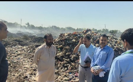 बगड़ राजपूत में कचरा केंद्र से लोगों को परेशानीः आग से उठ रहे धुएं से आसपास के गांवों में सांस लेना मुश्किल, विधायक सुखवंत सिंह ने किया निरीक्षण