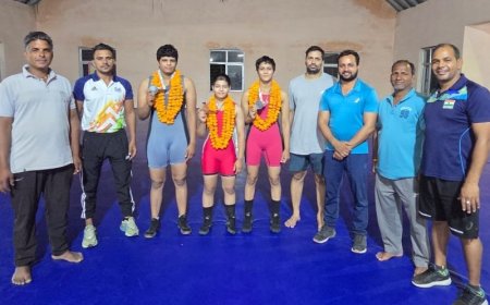 राष्ट्रीय कुश्ती में केसरी नंदन अखाड़े की हैट्क