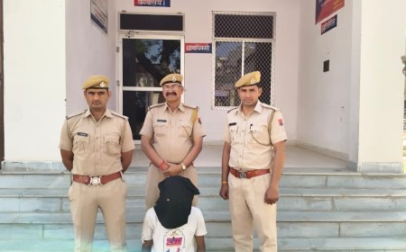 मंडावर में  वृद्ध महिला से घर में घुसकर मारपीट करने के आरोपी को पुलिस ने किया गिरफ्तार