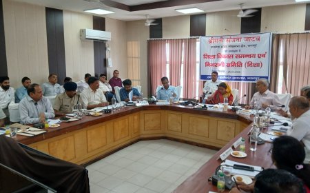 सांसद की अध्यक्षता में जिला विकास, समन्वय एवं निगरानी समिति की बैठक आयोजित