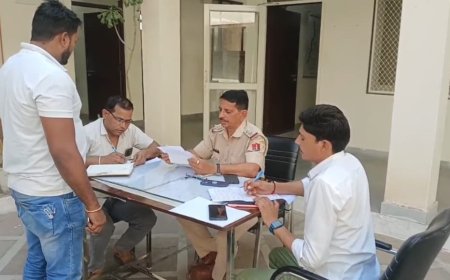 विदेशी नागरिकों की तलाश में जहाजपुर पुलिस ने ज्वैलर्स की दुकानों पर की जांच