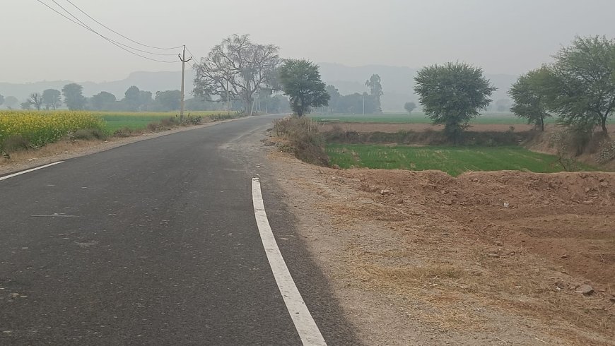 विधायक सुखवंत सिंह के निर्देश पर अटल प्रगति पथ योजना अंतर्गत अलावडा की क्षतिग्रस्त मार्गों का किया निरीक्षण