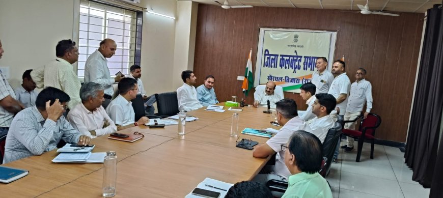 जिला कलक्टर ने जनसुनवाई में आमजन के सुने परिवाद