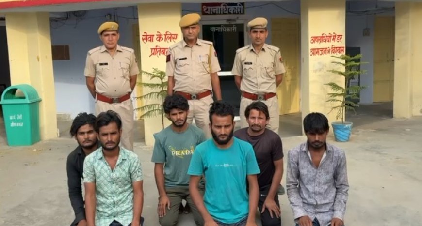 रैणी पुलिस ने आधा दर्जन भेड़ चोरी के आरोपी किए गिरफ्तार