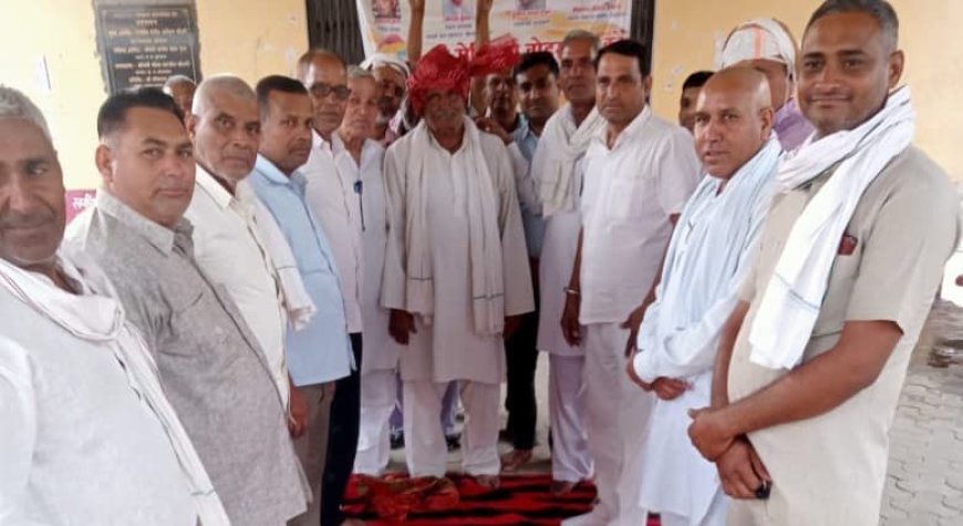 रोहिताश बोहरा सोडावास को राष्ट्रीय उपाध्यक्ष बनाने पर ग्रामीणों ने किया स्वागत