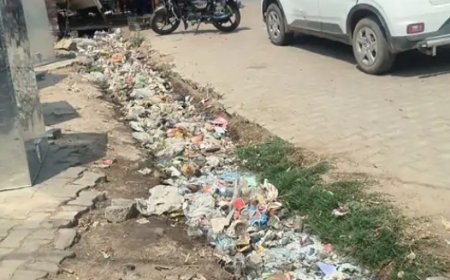 गोविंदगढ़ में कचरे से नालियां जाम: बदबू और मच्छरों से लोग परेशान, लोगों ने की राहत दिलाने की मांग