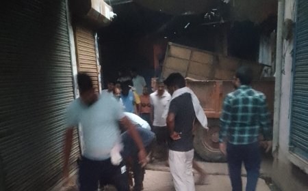 लक्ष्मणगढ़ में अतिक्रमण के खिलाफ अभियान, बाजार में मचा हड़कंप, नगरपालिका की टीम ने जब्त किया सामान