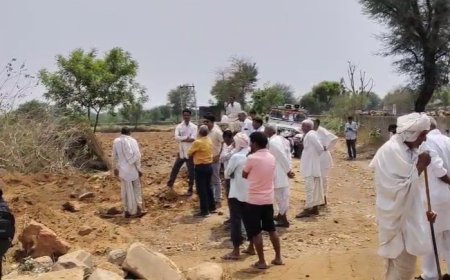 ढाणियों को जोडने वाले मुख्य रास्ते से रास्ता खोलो अभियान की शुरुआत