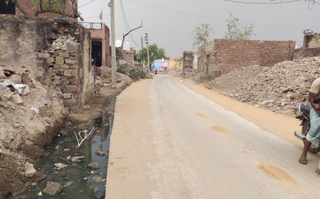 दो वर्ष से निर्माणाधीन सड़क के साइड में अधूरे नाला निर्माण के बावजूद किया जा रहा है भुगतान