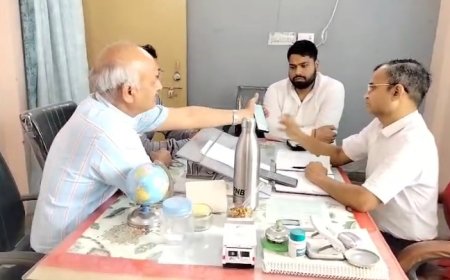 मुख्य चिकित्सा एवं स्वास्थ्य अधिकारी ने किया राजगढ़ चिकित्सालय का निरीक्षण