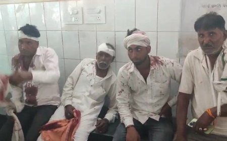 मालाखेड़ा थाना क्षेत्र के मिर्जापुर गांव में मकान के मामूली विवाद में खूनी संघर्ष: आठ लोग गंभीर रूप से घायल