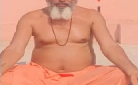 विश्व शांति के लिए नौ तपा तपस्या में लीन अत्यधिक तापमान व लू में तपस्या