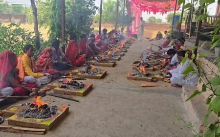 शिव गोरक्षा नादब्रह्मयोग शक्तिपीठरसीदपुर मोड़ पर गूंजे वेदों के मंत्र, 21 कुण्डीय महायज्ञ में हजारों श्रद्धालुओं ने लिया पुण्य लाभ