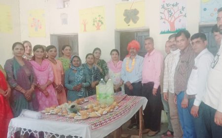 प्राचार्य का किया मान सम्मान