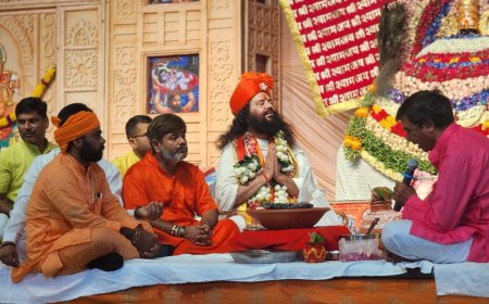 रामगढ़ खाटू श्याम मंदिर पर भव्य खाटू श्याम जागरण: बाबा के दर्शनों को लेकर मंदिर में लगा रहा सुबह से लेकर शाम तक श्रद्धालुओं का जमावड़ा