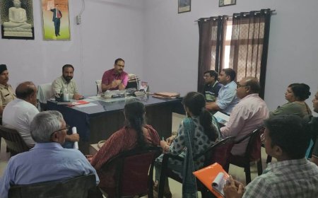 रामगढ़ विधायक सुखवंत सिंह ने उपखंड कार्यालय में ली बैठक,अधिकारियों को दिए दिशा निर्देश