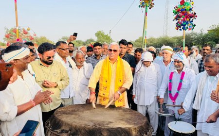 मवई का ग्रामीण सांप्रदायिक स्वास्थ्य की अनोखी मिसाल है - जवाहर सिंह बेढ़म