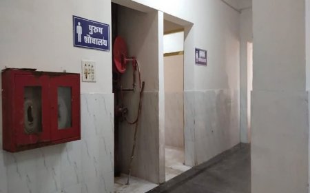 आरबीएम के शौचालय में मरीज ने दम तोड़ा