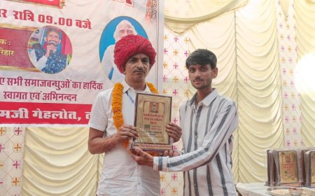 संत शिरोमणि लिखमीदासजी महाराज का वार्षिक मेला एवं माली समाज सम्मेलन हुआ आयोजित