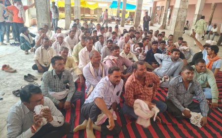 अवैध वसूली एवं ओवरलोडिंग सहित अन्य अनियमितता के विरोध को लेकर रुदावल पत्थर कारोबारीयों की बैठक आयोजित