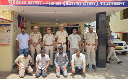 महुवा पुलिस ने किया  अंतरराष्ट्रीय घी तस्करी गिरोह का भंडाफोड़ चार  गिरफ्तार