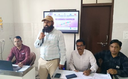 टीकाकरण प्रशिक्षण शिविर हुआ आयोजित