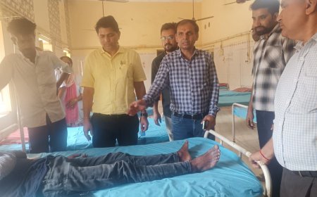 जिला कलेक्टर अल्पा चौधरी ने किया सीएचसी कृष्णगंज का निरीक्षण, मरीजों को बेहतर सुविधाएं देने के निर्देश