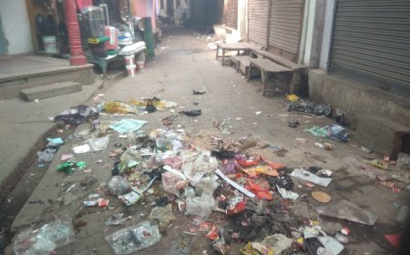 बे मौसम बरसात में नगर पालिका की साफ सफाई व्यवस्था की खोली पोल